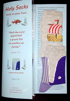 Jonah And The Whale Socks - Child's - The Christian Gift Company