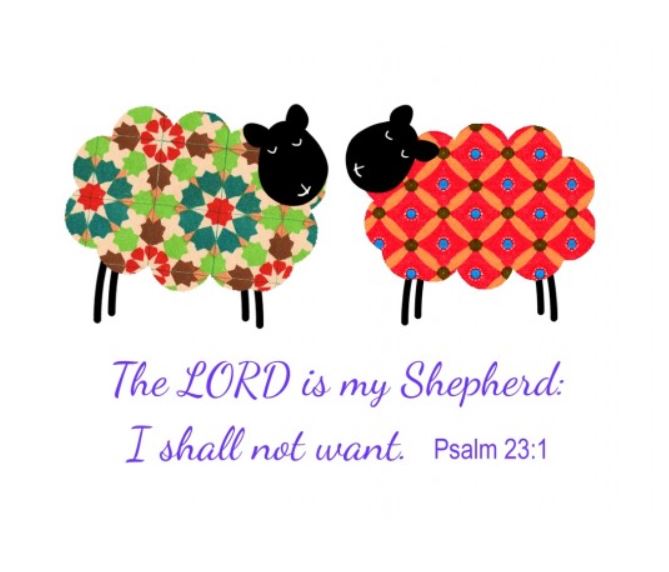 Gift Wrap - The Lord Is My Shepherd - The Christian Gift Company