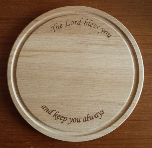 Bread Board - The Lord Bless You And Keep You - The Christian Gift Company