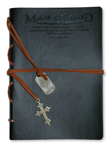Man of God Faux Leather Journal - The Christian Gift Company