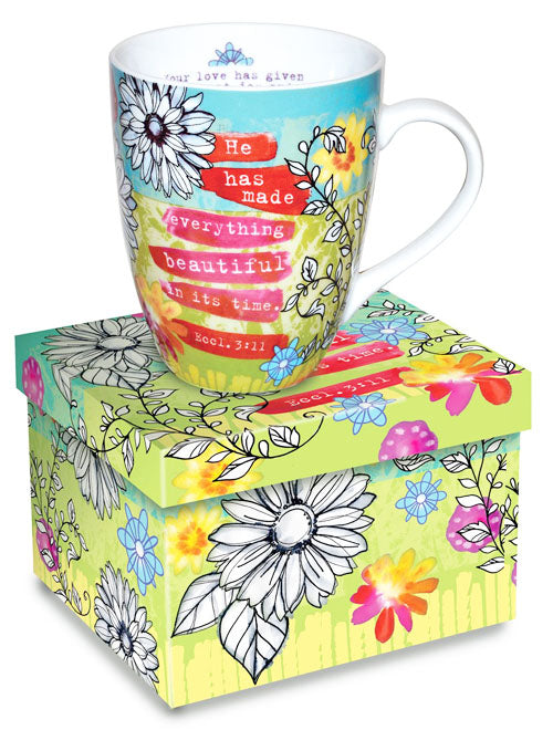 He Has Made Everything Beautiful Boxed Mug - The Christian Gift Company