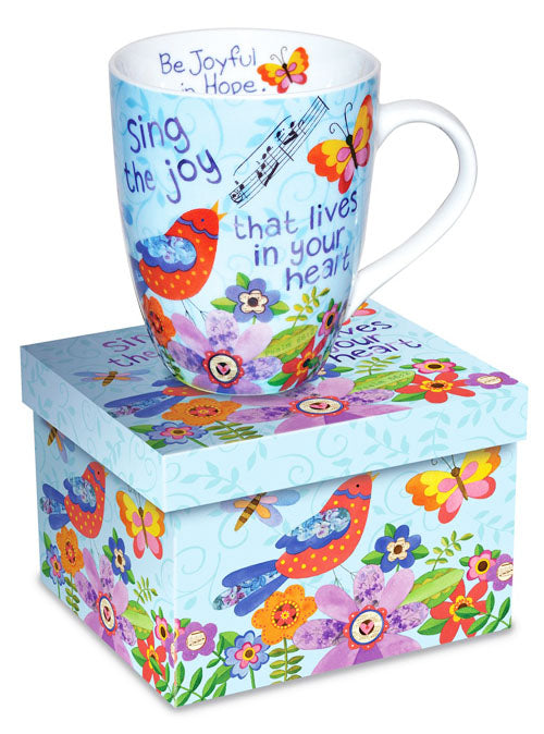 Sing The Joy Boxed Mug - The Christian Gift Company