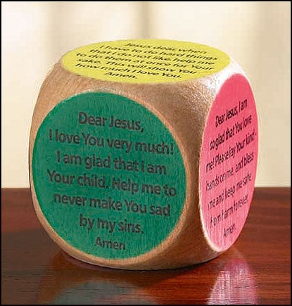 Prayer Cube - Children - The Christian Gift Company