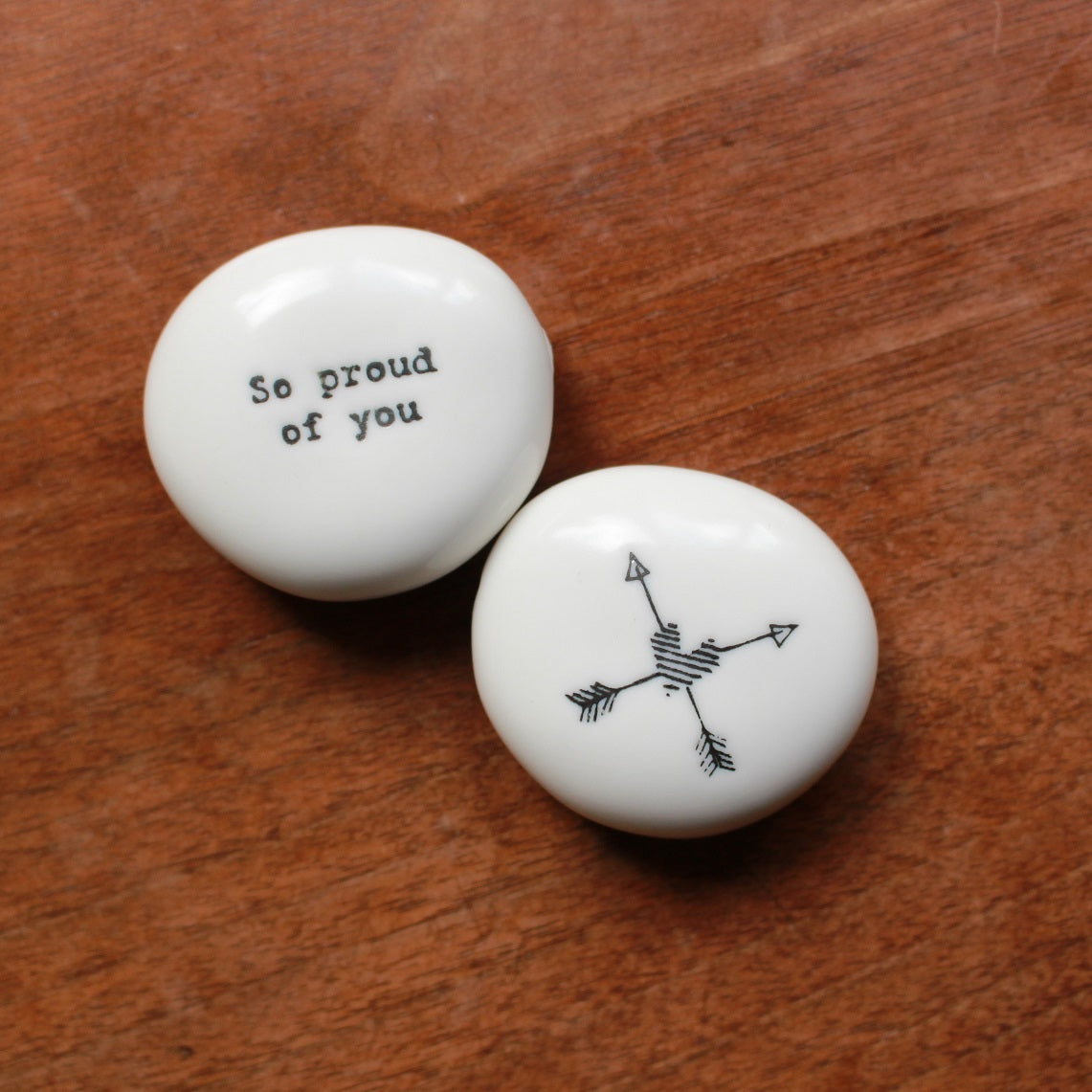 Porcelain Pebble - So Proud Of You - The Christian Gift Company