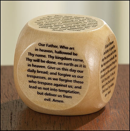 Prayer Cube - Traditional Prayers - The Christian Gift Company