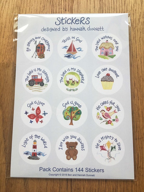 Hannah Dunnett Stickers - The Christian Gift Company
