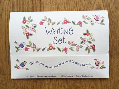 Hannah Dunnett Writing Set He Cares For You - The Christian Gift Company