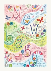 Hannah Dunnett New Baby Pink Card - The Christian Gift Company