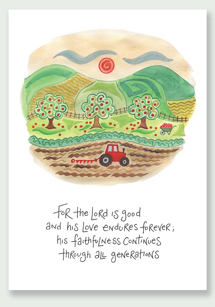 Hannah Dunnett His Faithfulness A4 Print - The Christian Gift Company