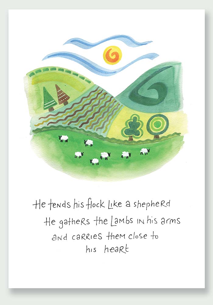 Hannah Dunnett Close To His Heart A4 Print - The Christian Gift Company