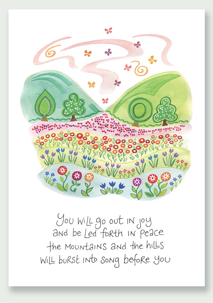 Hannah Dunnett Burst Into Song A4 Print - The Christian Gift Company