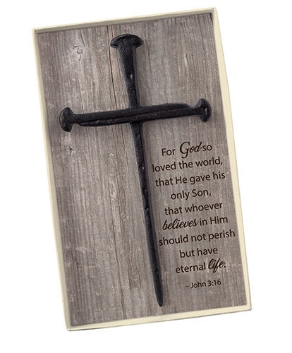 Cross of Nails Wall Cross - The Christian Gift Company