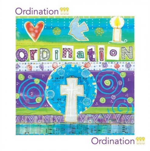 Colourful Ordination Card - The Christian Gift Company