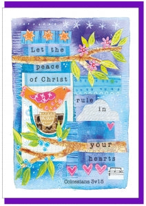 Let The Peace Of Christ Card - The Christian Gift Company