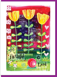 Faithful In All Things Card - The Christian Gift Company
