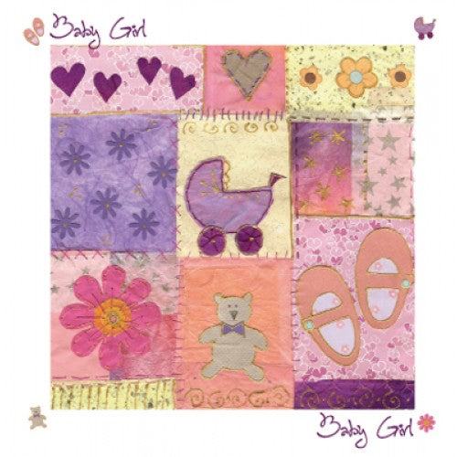 New Baby Girl Greetings Card - The Christian Gift Company