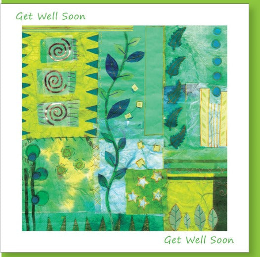 Get Well Soon Green Fern Card - The Christian Gift Company