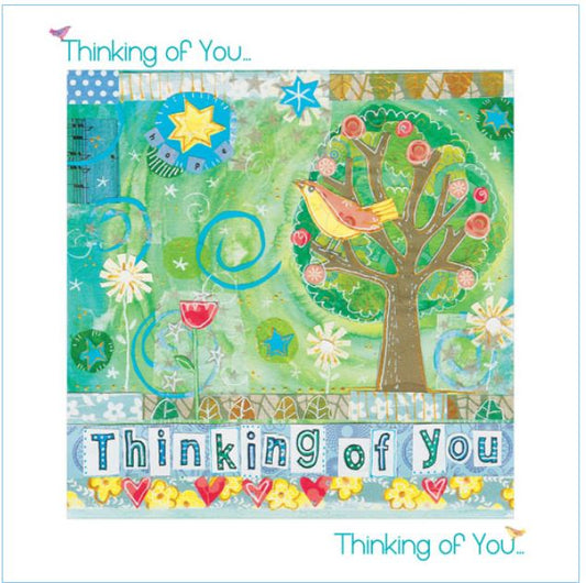Thinking Of You Card Birds - With Bible Verse - The Christian Gift Company
