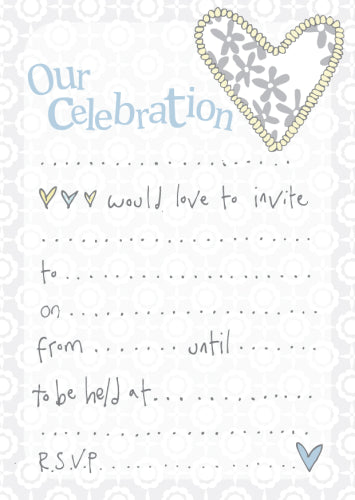 Our Celebration Invitation Pack - The Christian Gift Company