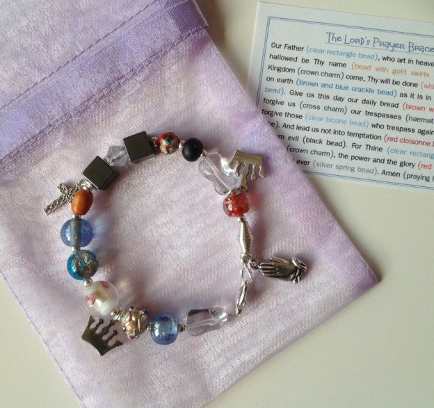Lord's Prayer Beaded Bracelet - The Christian Gift Company