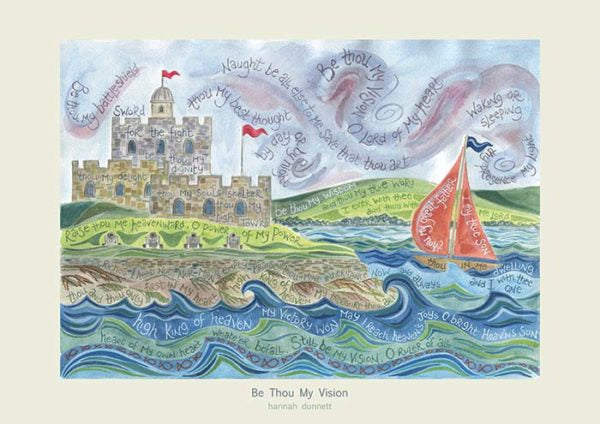 Hannah Dunnett Be Thou My Vision A3 Poster - The Christian Gift Company