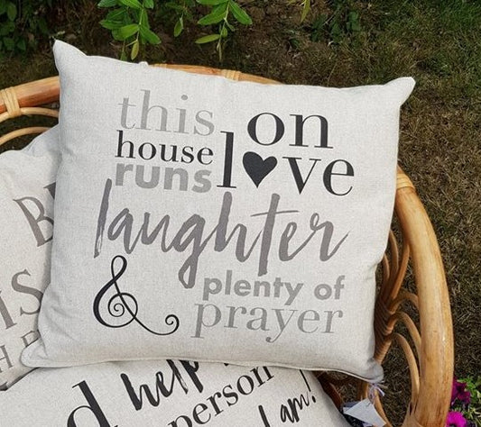 Cushion - Plenty Of Prayer - The Christian Gift Company