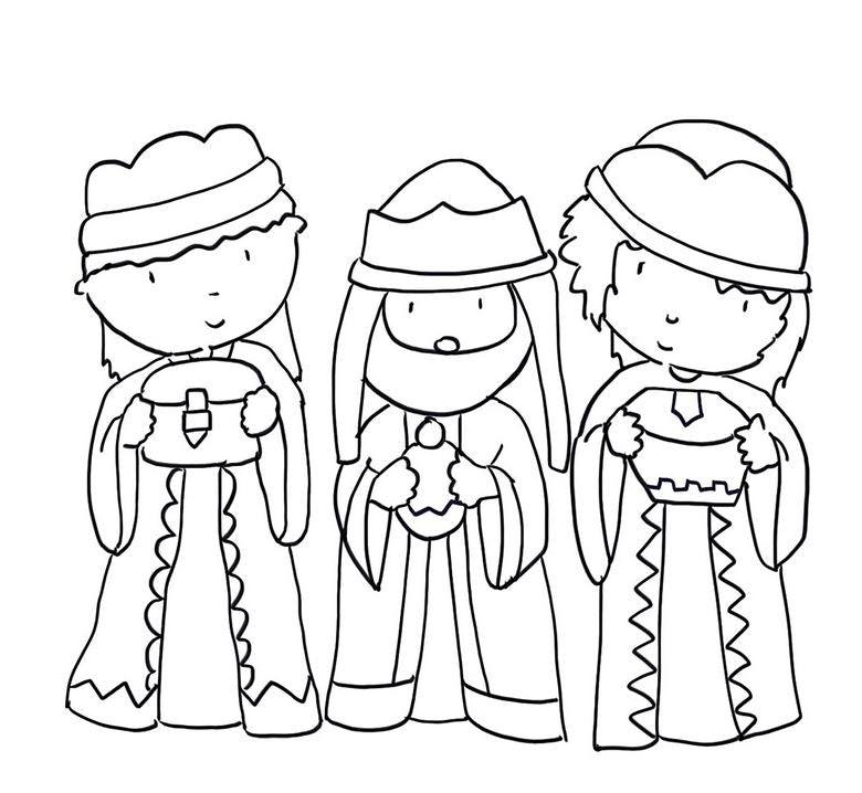 Children's Christmas Cards To Colour - The Christian Gift Company