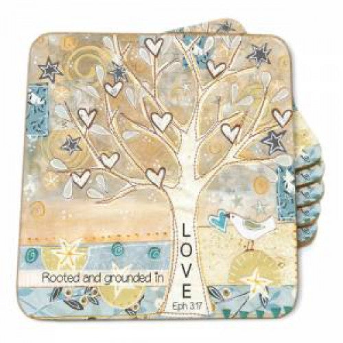 Coaster - Rooted In Love - The Christian Gift Company