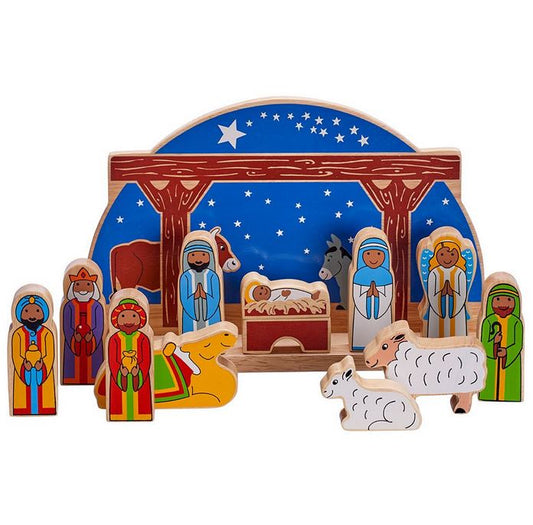 Starry Night Nativity Set Deluxe - The Christian Gift Company