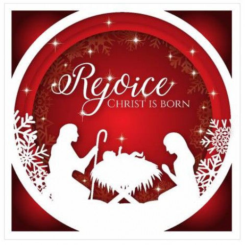 Christmas Cards Rejoice 10 Pack - The Christian Gift Company