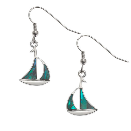 Fishing boat Earrings - The Christian Gift Company