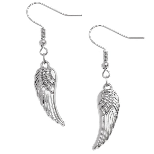 Angel wing hook earrings - The Christian Gift Company