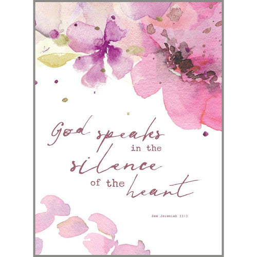 Bible Companion Journal - God Speaks In The Silence - The Christian Gift Company
