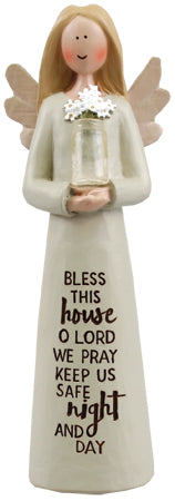 Bless This House Message Angel - The Christian Gift Company