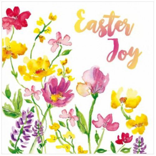 Easter Joy Flowers Easter Cards (pack of 5) - The Christian Gift Company