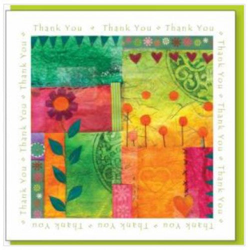 Colourful Thank You Card No Verse - The Christian Gift Company