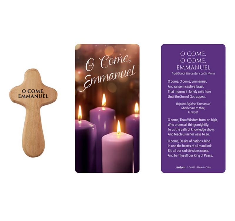 Advent Holding Cross and Prayer card - The Christian Gift Company