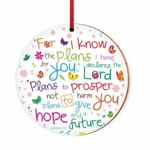 I Know the Plans Ceramic decoration - The Christian Gift Company