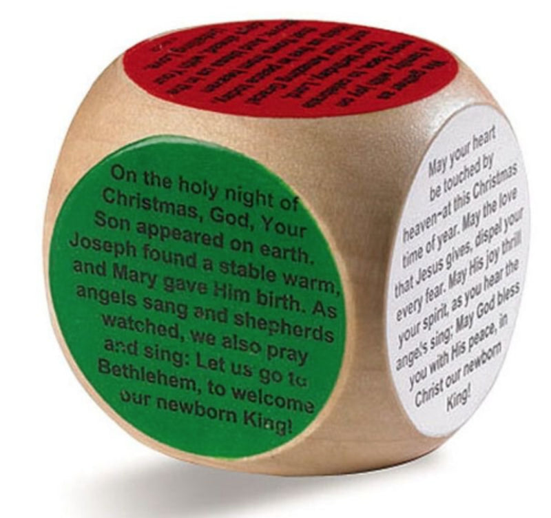 Christmas Prayer Cube - The Christian Gift Company