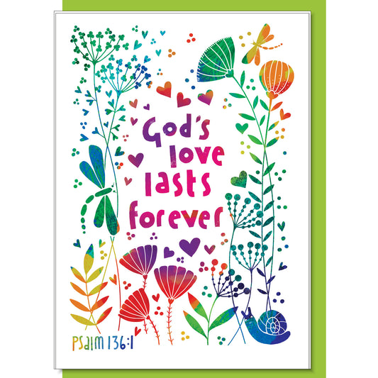 God's Love Greetings Card - The Christian Gift Company