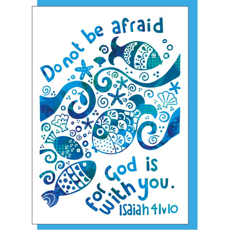 Do Not Be Afraid Greetings Card - The Christian Gift Company