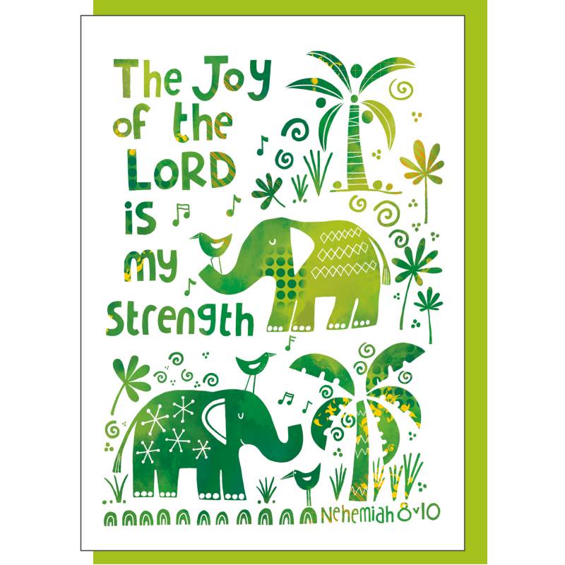 The Joy of the Lord Card - The Christian Gift Company