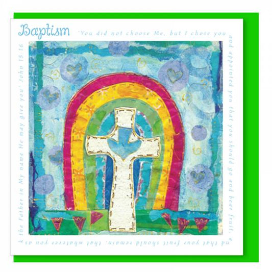 Baptism Rainbow Card - The Christian Gift Company