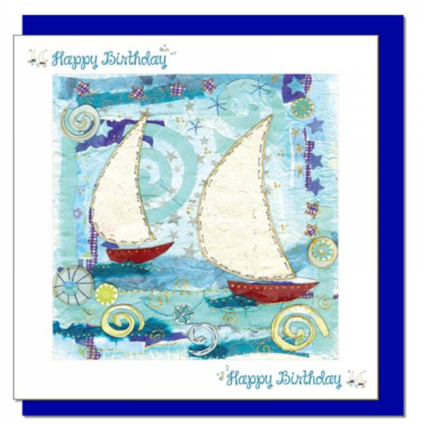 Birthday Sailing Card - The Christian Gift Company