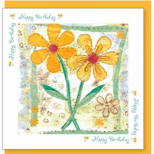 Birthday Yellow Flowers - The Christian Gift Company