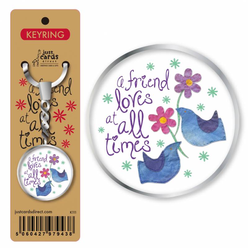 A Friend Loves Keyring - The Christian Gift Company