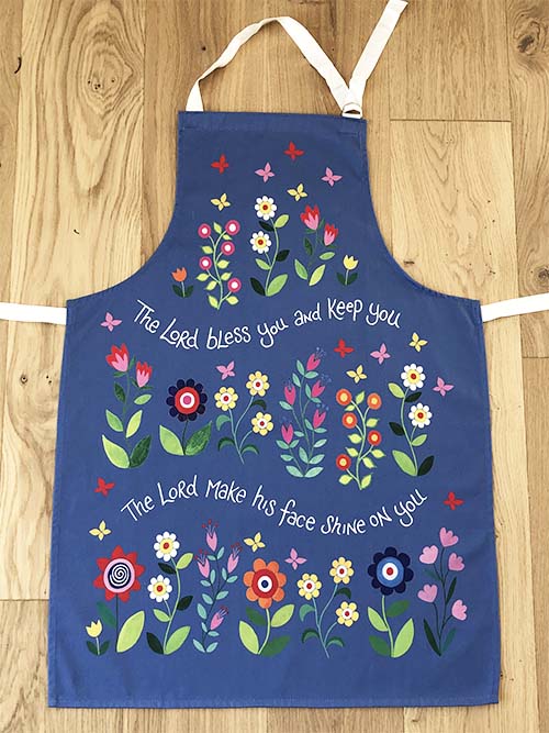 Hannah Dunnett Bless and Keep You Apron - The Christian Gift Company