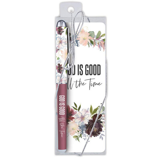 Pen and Bookmark - God is Good - The Christian Gift Company