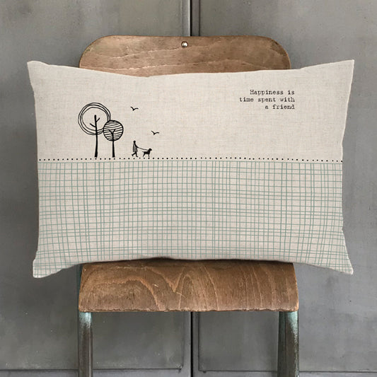 Happiness is time - cushion - The Christian Gift Company