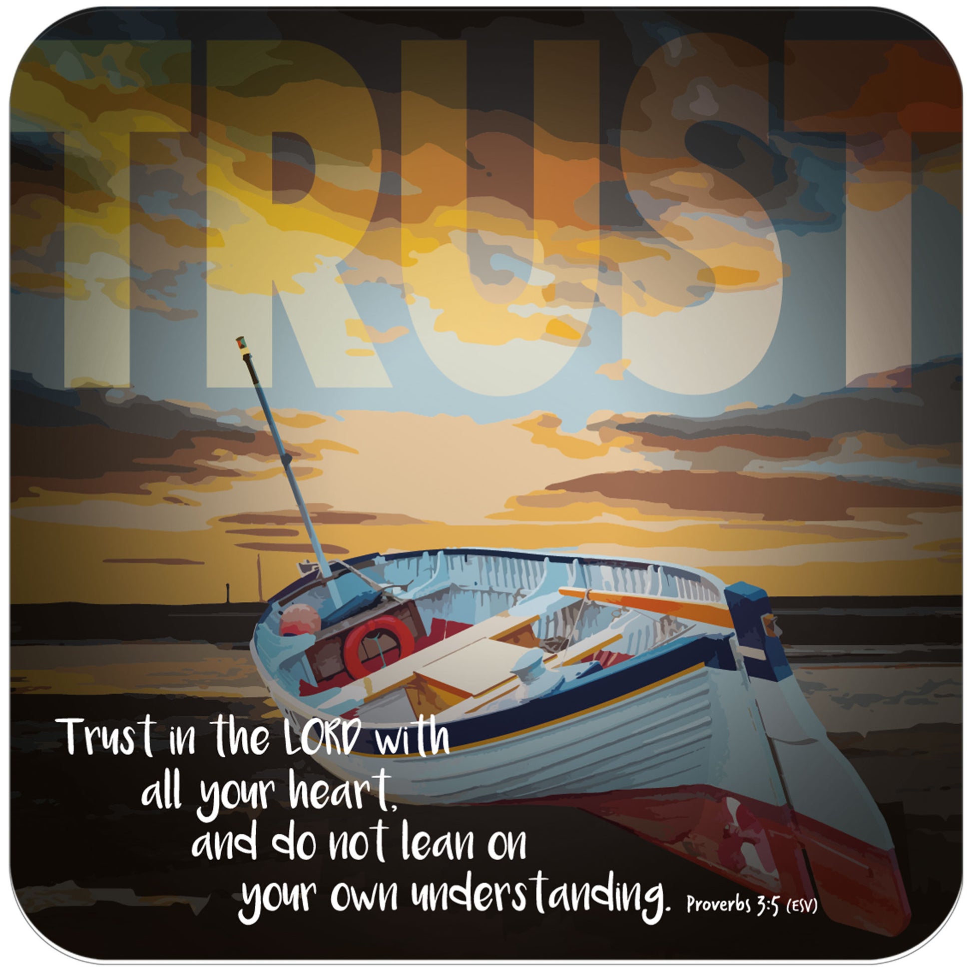 Trust coaster - The Christian Gift Company